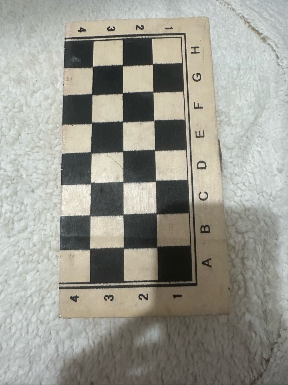 Amazon Black and Cream Portable Chess Board